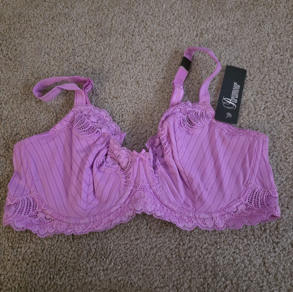 Paramour Lilac Lace Bra